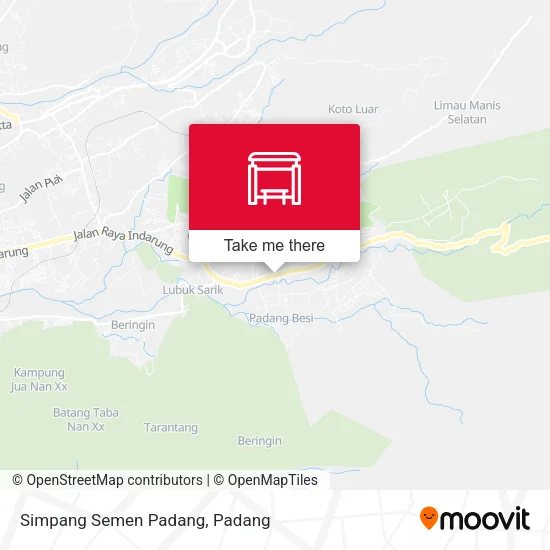 Simpang Semen Padang map