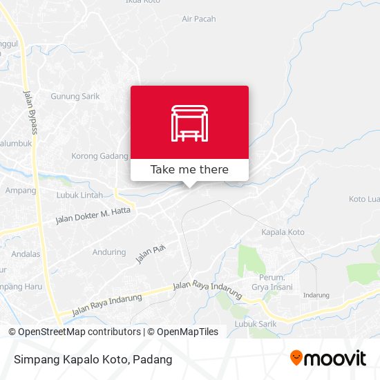 Simpang Kapalo Koto map