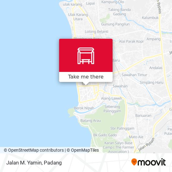 Jalan M. Yamin map