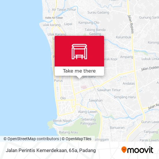 Jalan Perintis Kemerdekaan, 65a map