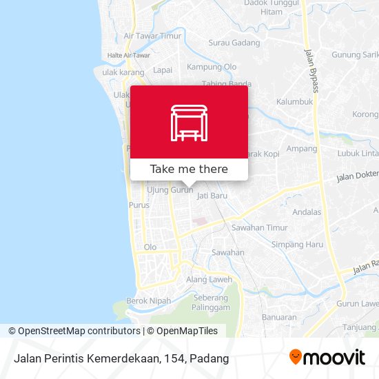 Jalan Perintis Kemerdekaan, 154 map