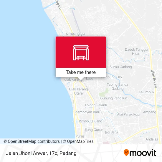 Jalan Jhoni Anwar, 17c map