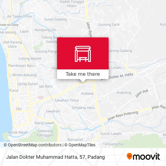 Jalan Dokter Muhammad Hatta, 57 map