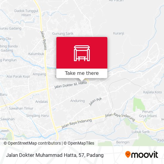 Jalan Dokter Muhammad Hatta, 57 map