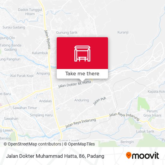 Jalan Dokter Muhammad Hatta, 86 map