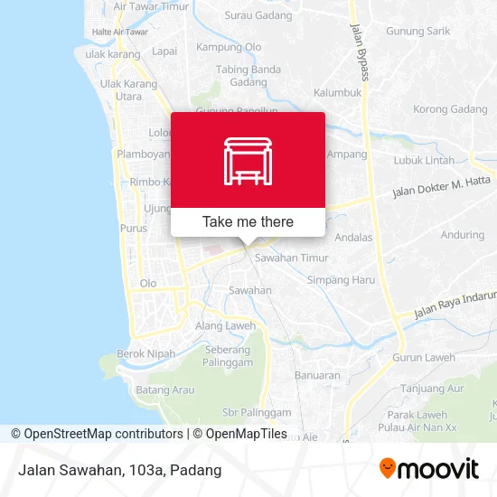 Jalan Sawahan, 103a map