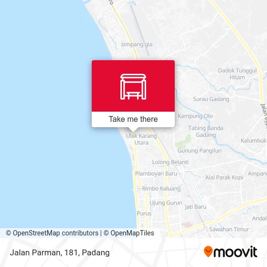 Jalan Parman, 181 map