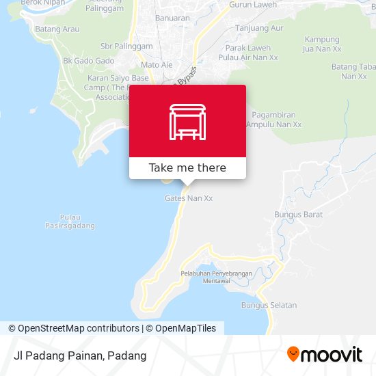 Jl Padang Painan map