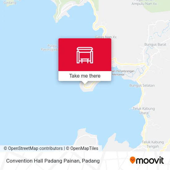 Convention Hall Padang Painan map