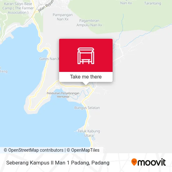 Seberang Kampus II Man 1 Padang map