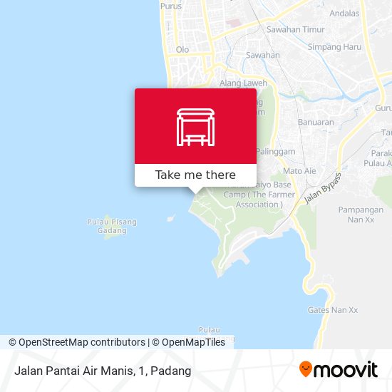 Jalan Pantai Air Manis, 1 map