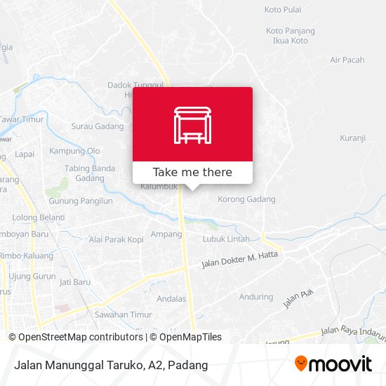 Jalan Manunggal Taruko, A2 map