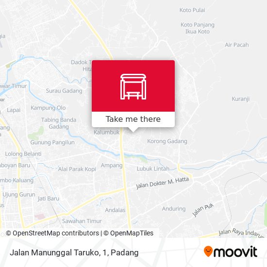 Jalan Manunggal Taruko, 1 map