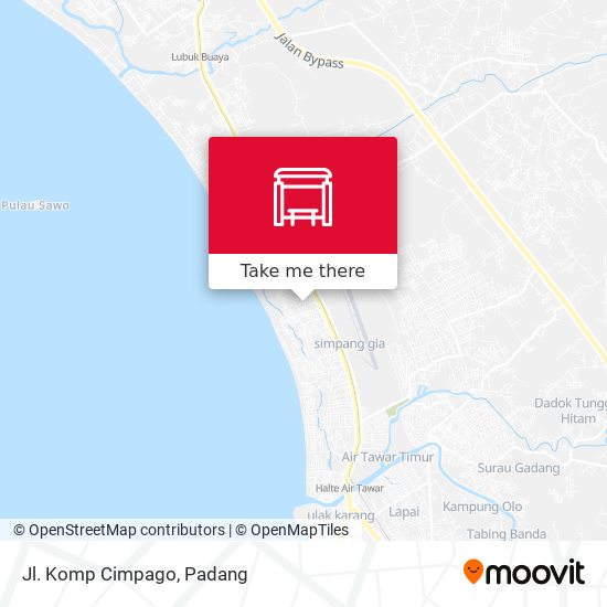 Jl. Komp Cimpago map