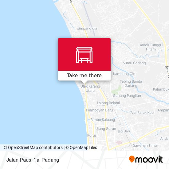 Jalan Paus, 1a map