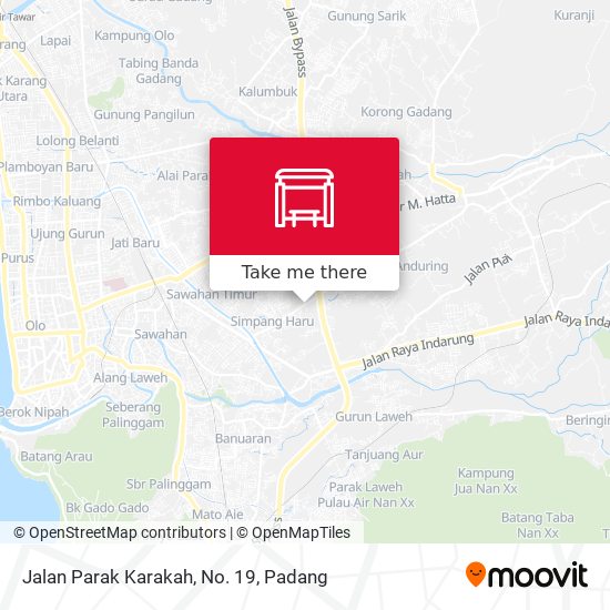 Jalan Parak Karakah, No. 19 map