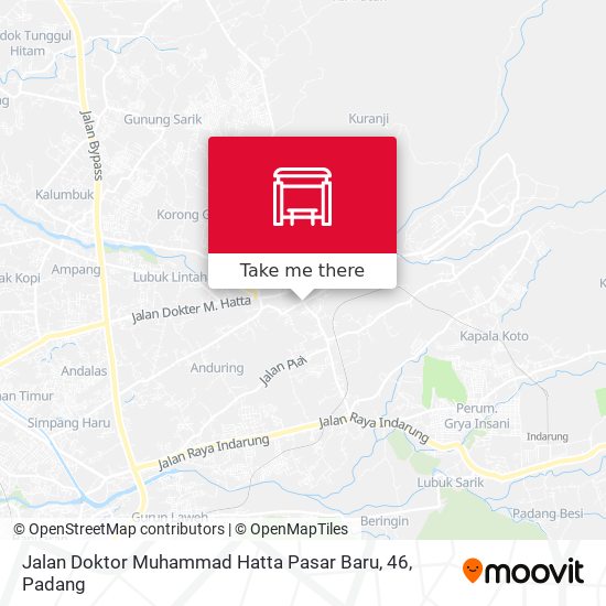 Jalan Doktor Muhammad Hatta Pasar Baru, 46 map