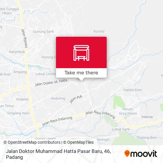 Jalan Doktor Muhammad Hatta Pasar Baru, 46 map