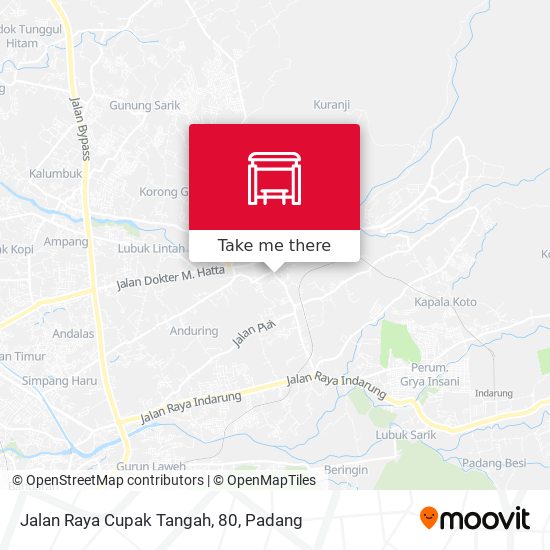 Jalan Raya Cupak Tangah, 80 map