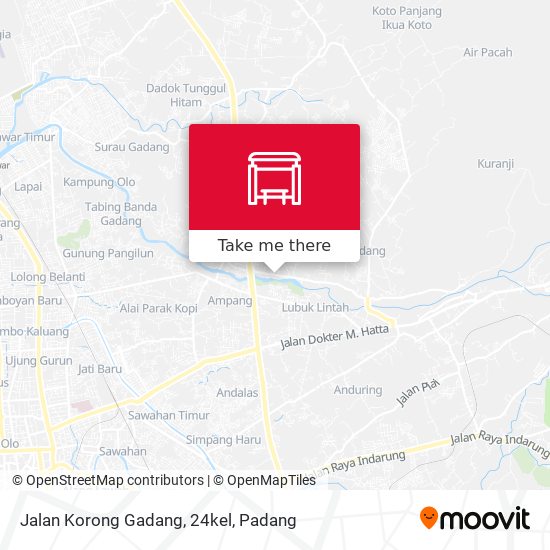 Jalan Korong Gadang, 24kel map