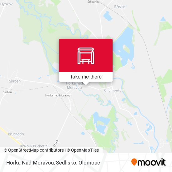 Карта Horka Nad Moravou, Sedlisko