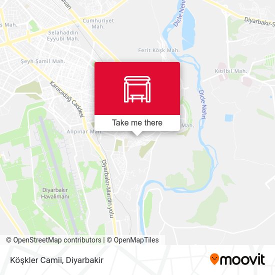 Köşkler Camii map