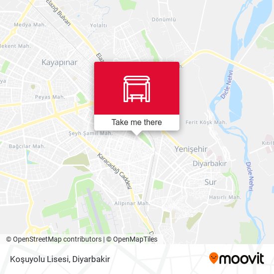 Koşuyolu Lisesi map