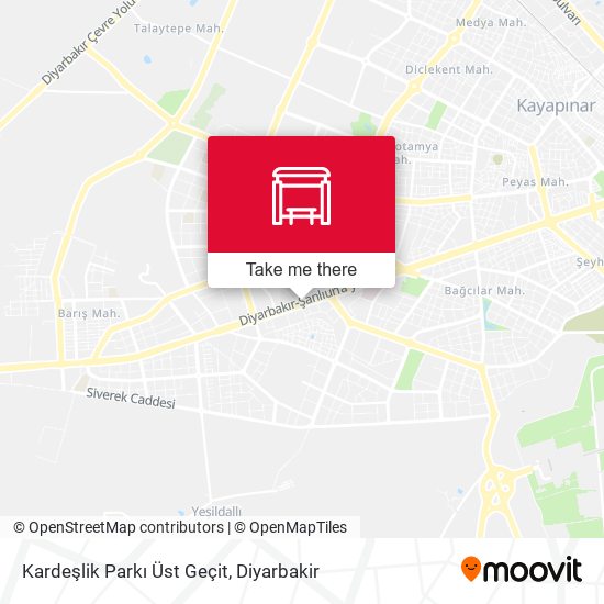 Kardeşlik Parkı Üst Geçit map