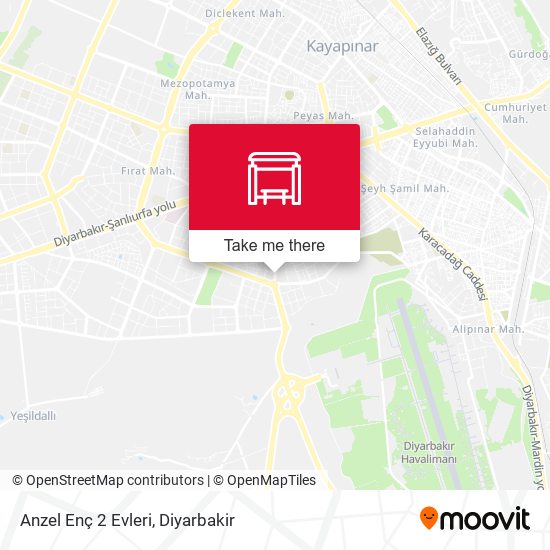 Anzel Enç 2 Evleri map