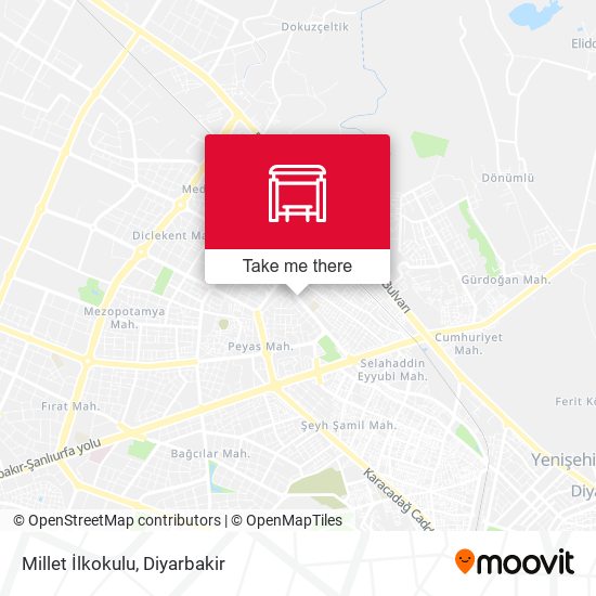 Millet İlkokulu map