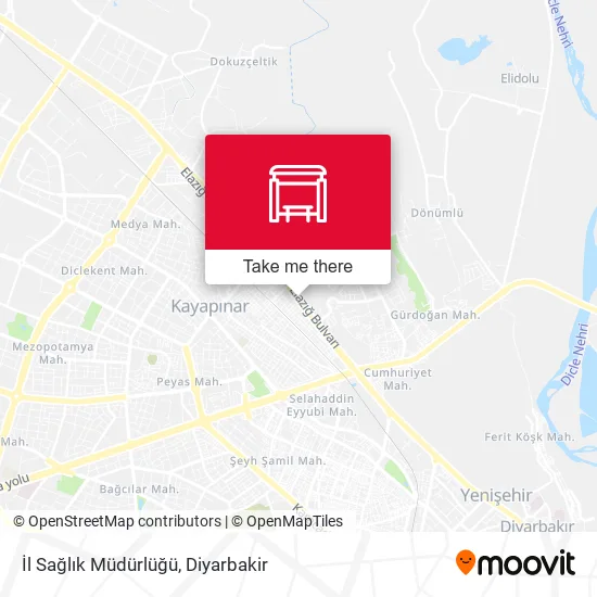 İl Sağlık Müdürlüğü map