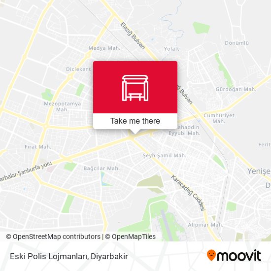 Eski Polis Lojmanları map