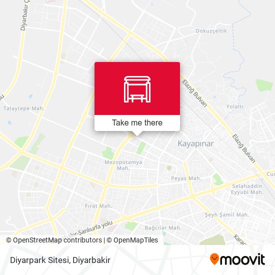 Diyarpark Sitesi map