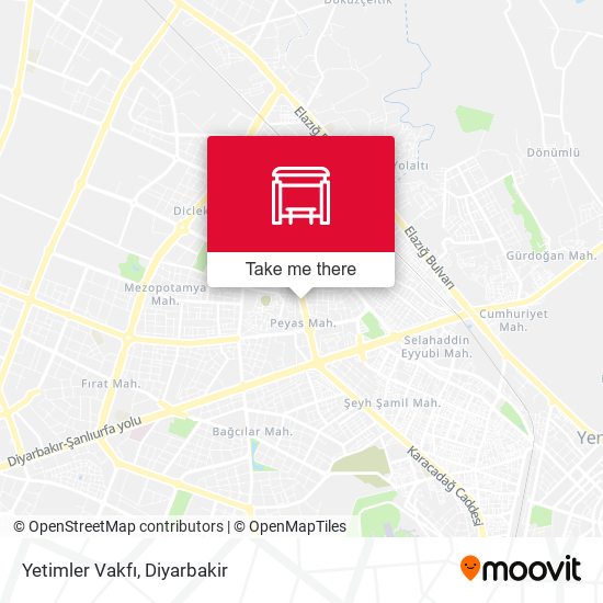 Yetimler Vakfı map