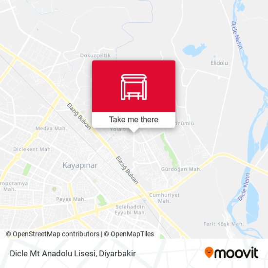 Dicle Mt Anadolu Lisesi map