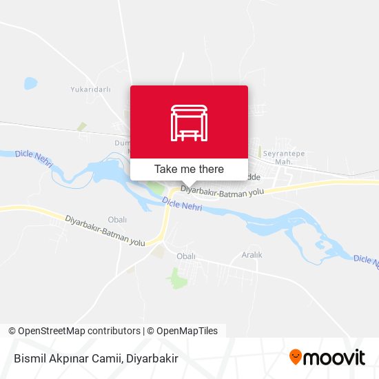Bismil Akpınar Camii map