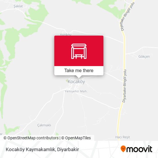 Kocaköy Kaymakamlık map