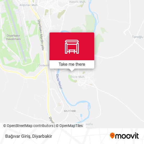 Bağıvar Giriş map