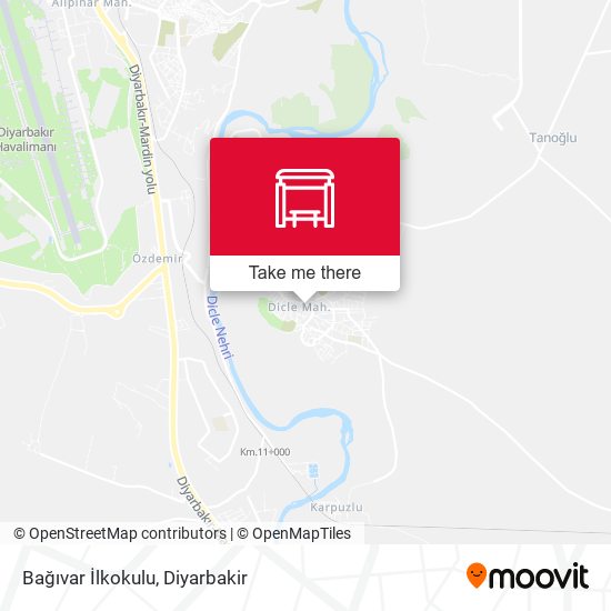 Bağıvar İlkokulu map