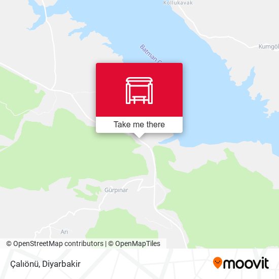 Çalıönü map