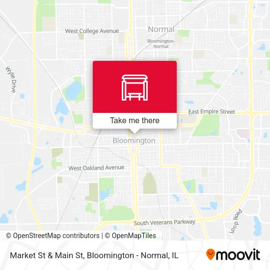 Mapa de Market St & Main St