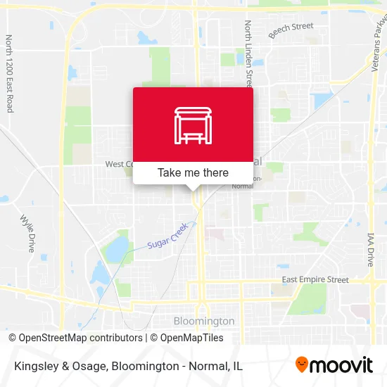Kingsley & Osage map