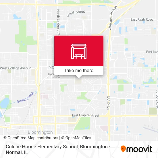 Colene Hoose Elementary School map