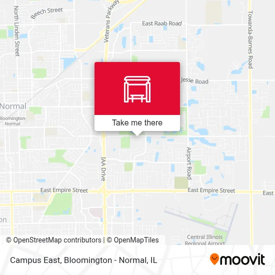Campus East map