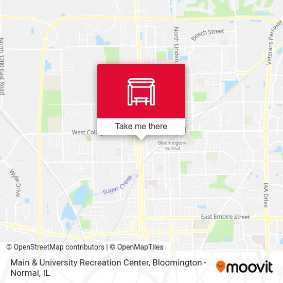 Main & University Recreation Center map