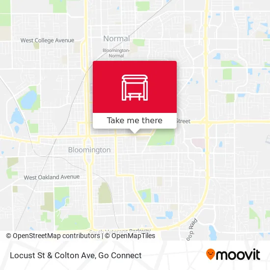 Mapa de Locust St & Colton Ave