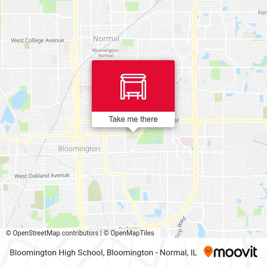 Bloomington High School map