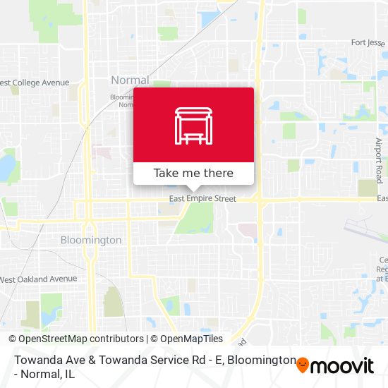 Mapa de Towanda Ave & Towanda Service Rd - E