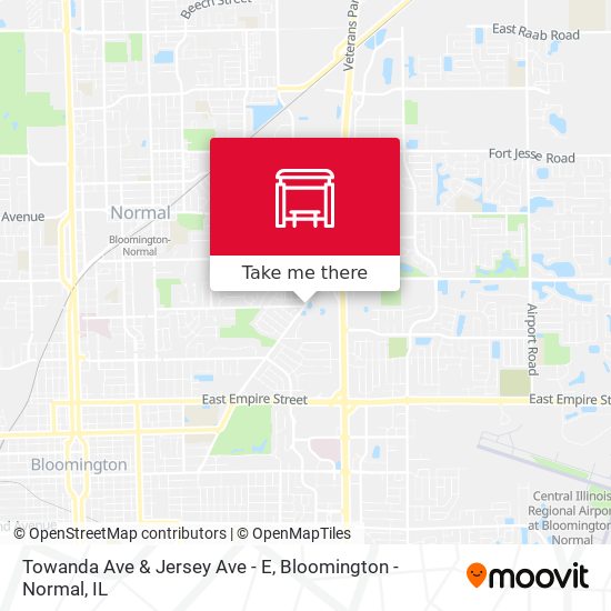 Towanda Ave & Jersey Ave - E map