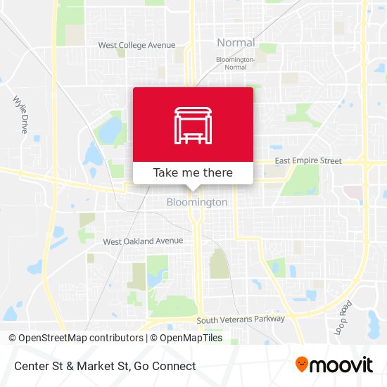 Mapa de Center St & Market St